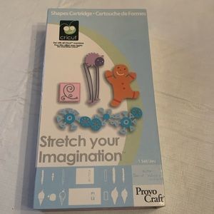 Cricut Stretch Your Imagination Cartridge & Accessories.